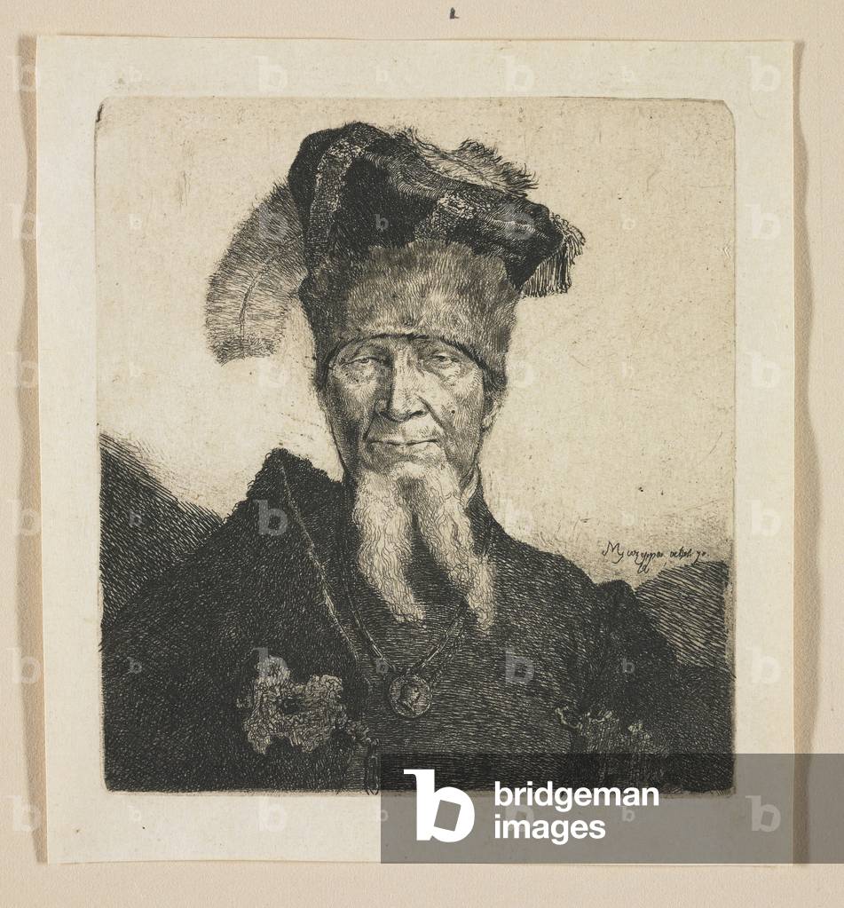 Portrait d un homme, soi-disant “Mazeppa”, 1774-1789