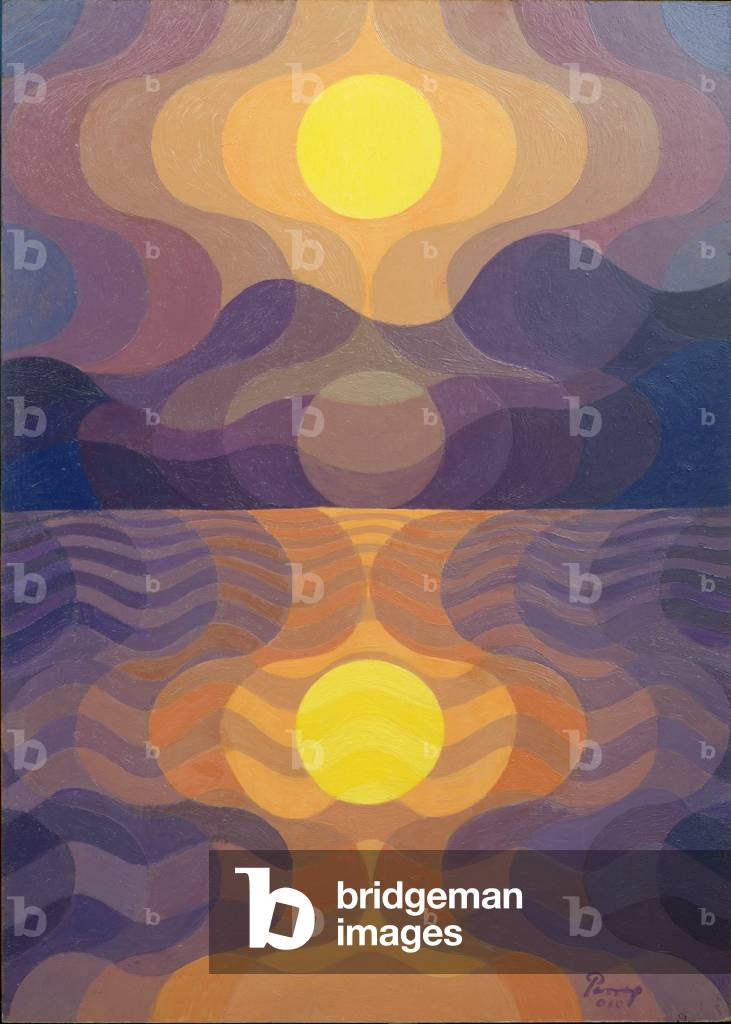 Lake Reflecting Sunlight, 2009 (oil on board)