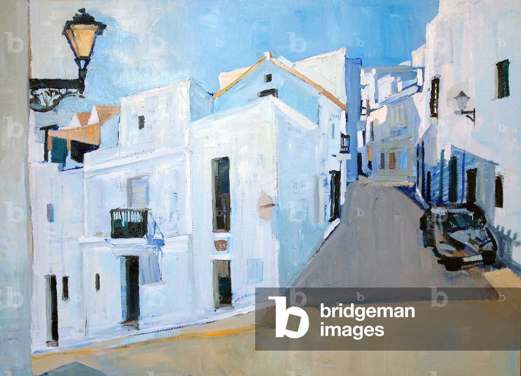 Image de Peinture représentant Maison à Vejer de la Frontera 2013 par Irina Makoveeva