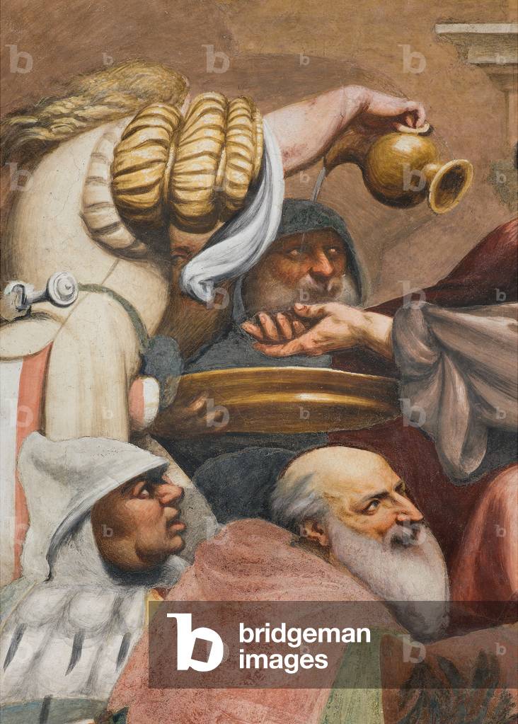 Navata Centrale, Terza Campata Sud, Salita al Calvario, Il Pordenone, 1520, Particolare