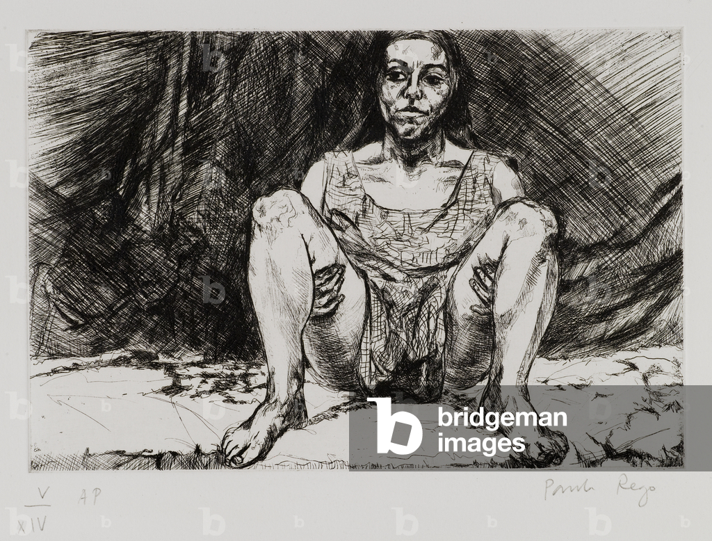 Bild von Zeichnung "Ohne Titel 8" 2000 von Paula Rego