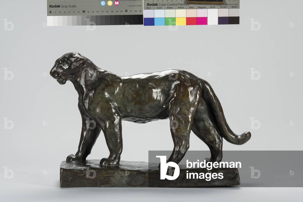 Leopard Walking, 1903 (Bronze)