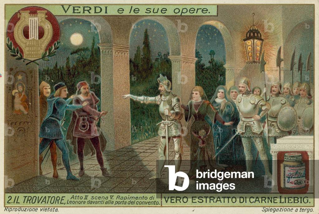 "Il Trovatore di Verdi (cromolito)" di European School