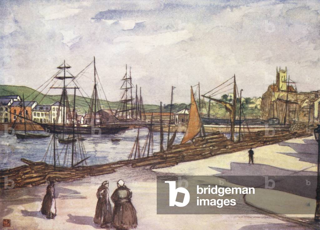 Immagine di Stampa "Porto di Fecamp (litografia a colori)" di Nico Jungmann