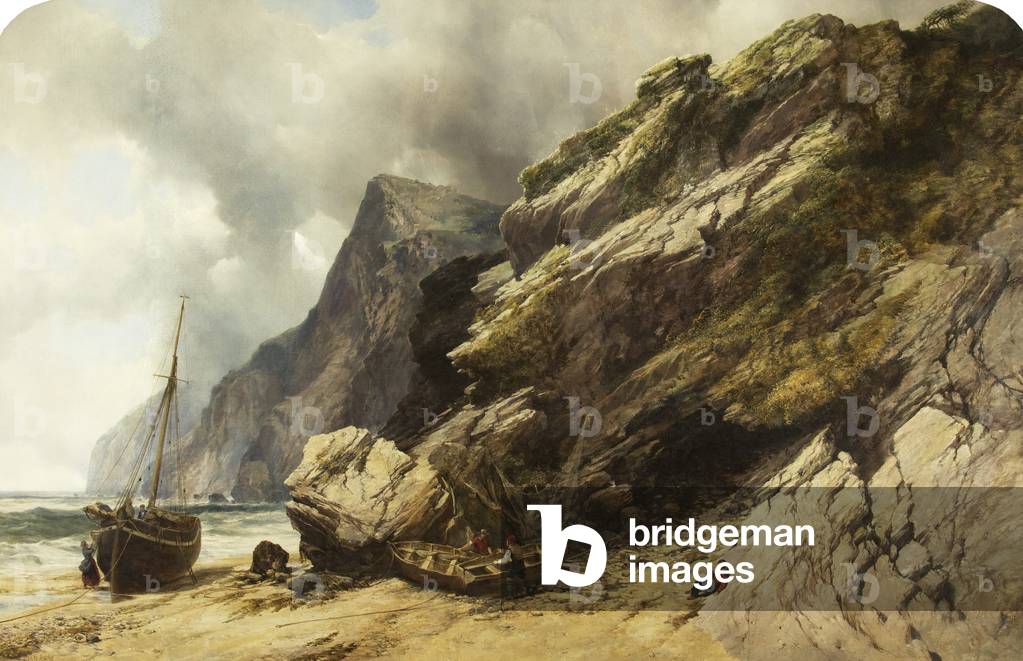 Immagine di Dipinto "Cheyne Beach" 1845 di William West