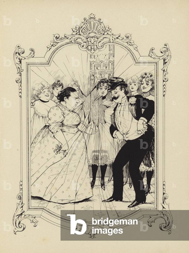 Cartone da Memoires d'une Glace (incisione)