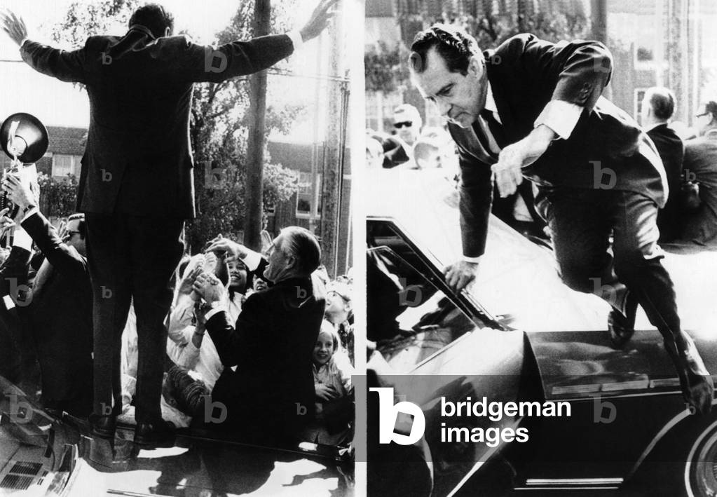 Image of Presidential candidate Richard Nixon, Oct. 8, 1968
