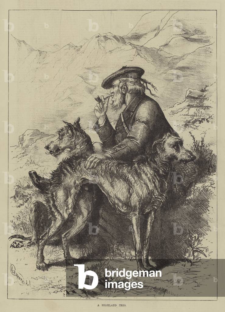 A Highland Trio (incisione)