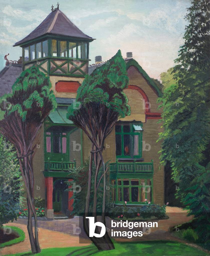 Immagine di Dipinto "I cedri" di Evelyn Dunbar