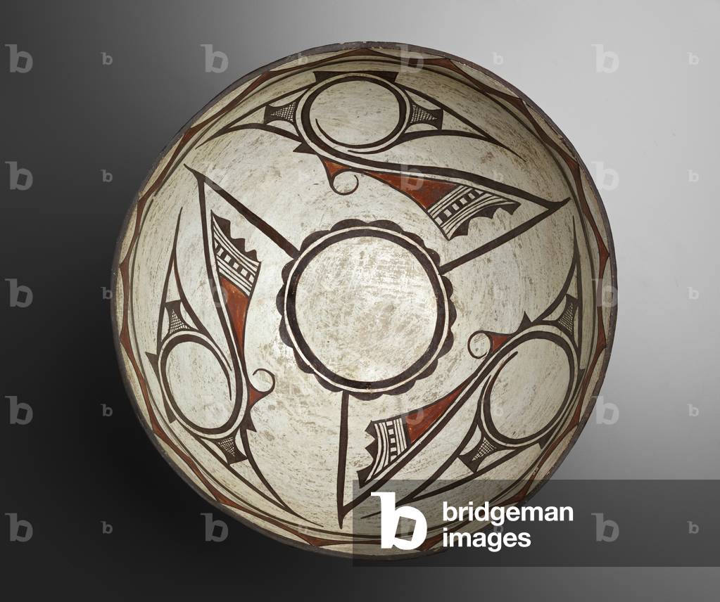Immagine di Ceramica "Ciotola con disegni geometrici" 1880 di Zuni People