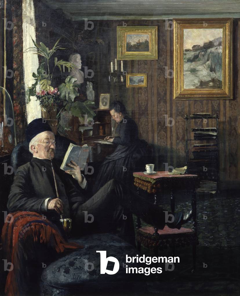 Bild von Gemälde "Wohnzimmer" 1887 von Karl Jensen-Hjell