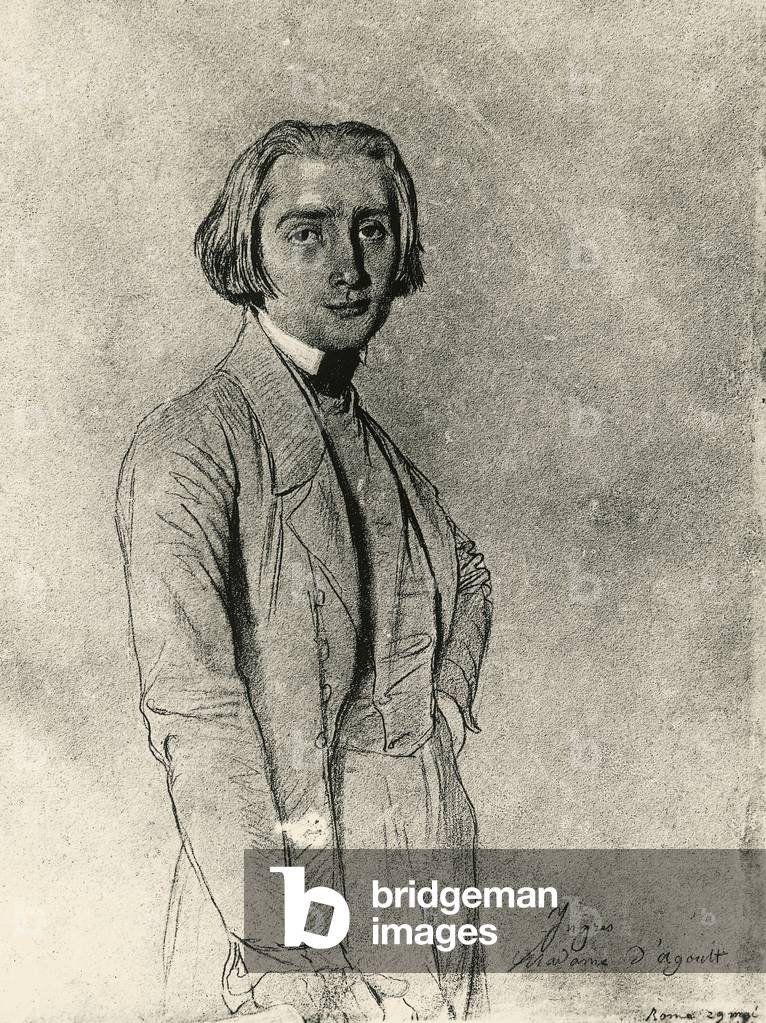 Portrait of Franz Liszt (drawing)