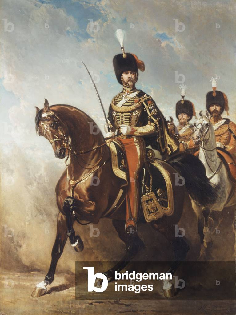 Bild von Gemälde "ein porträt von general floury auf pferd" von Alfred Dedreux