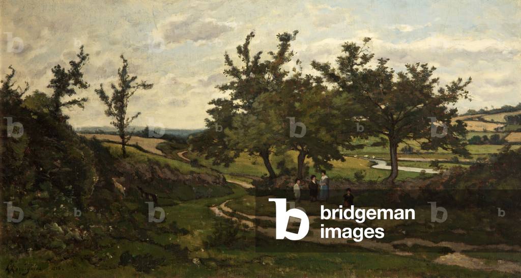 Bild von Gemälde "Paysage", 1886 von Henri-Joseph Harpignies