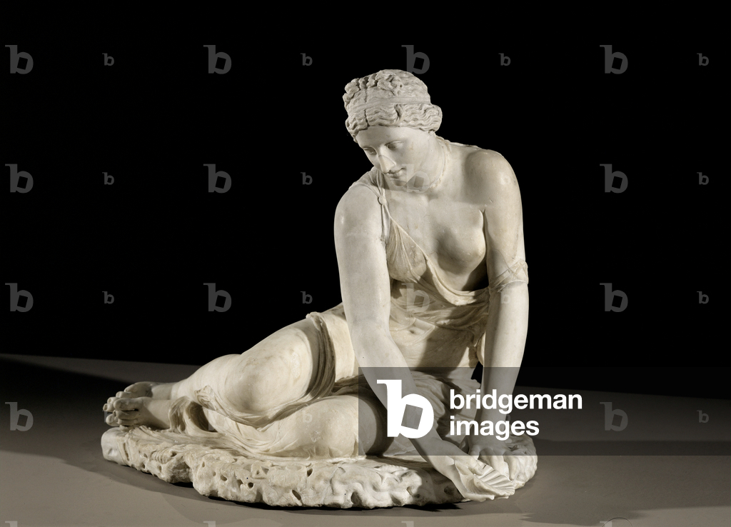 Nymph with shell …