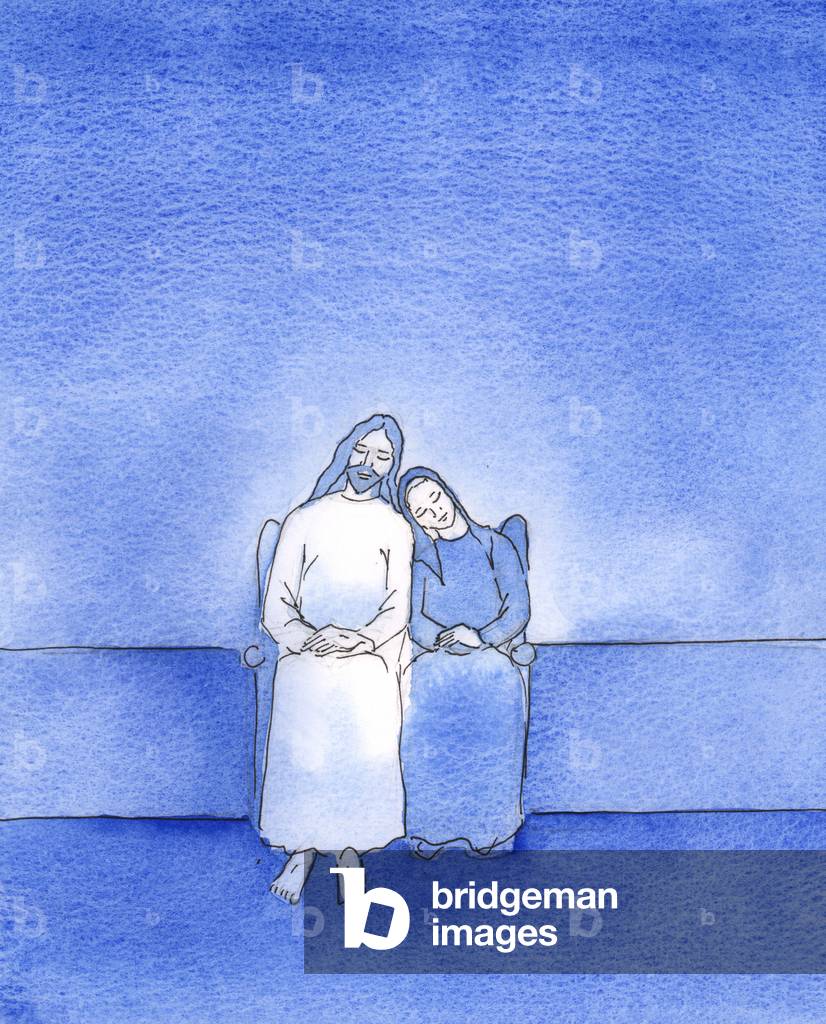 Mit einem friedlichen Herzen und einem friedlichen Gewissen kann sich ein glücklicher Freund Christi auf ihn s