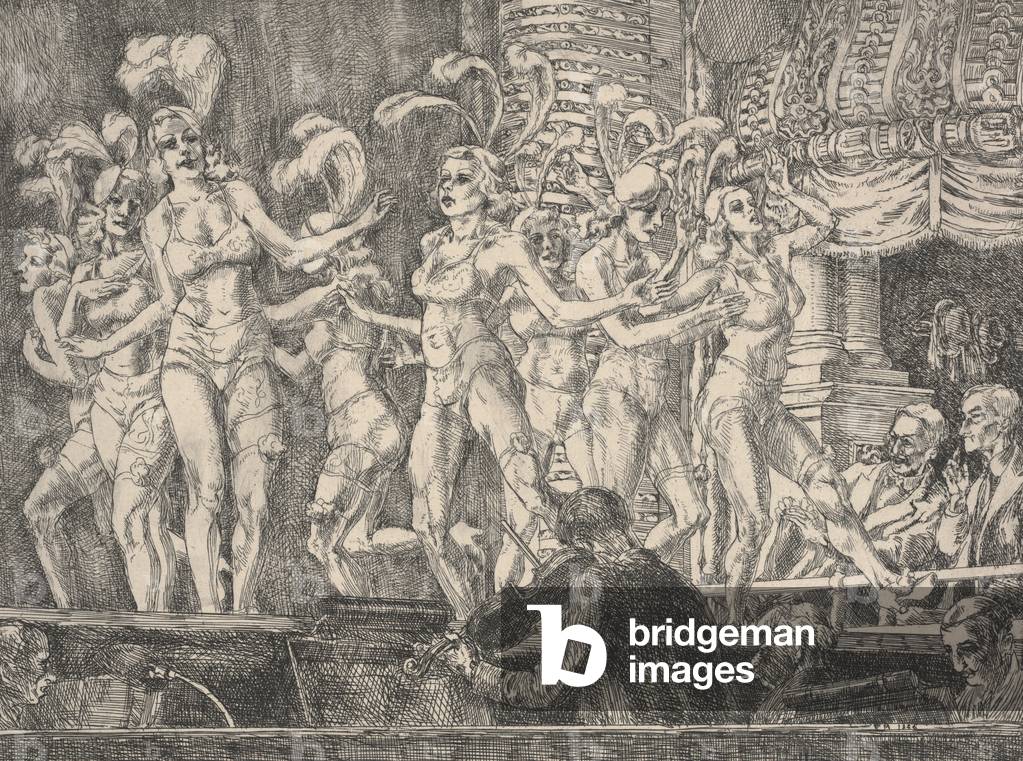 Minskys New Gotham Chorus, 1936 (Radierung)