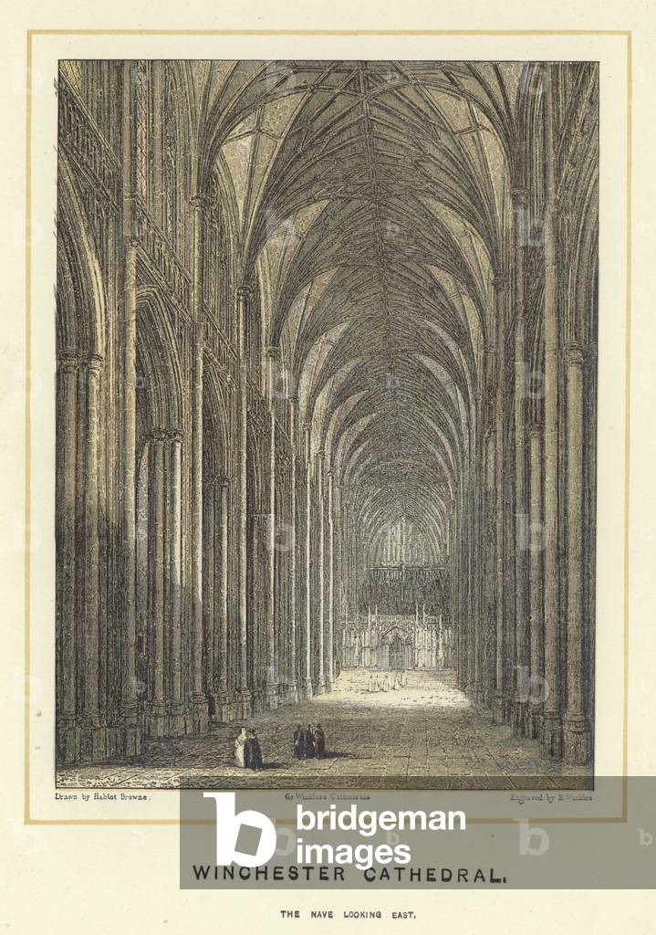 "Cattedrale di Winchester" di Hablot Knight Browne