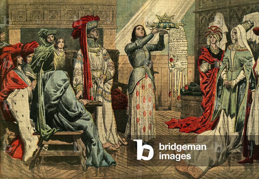 After the delivery of Orleans Joan of Arc was received at the royal house of Loches at the end of May 1429 (il