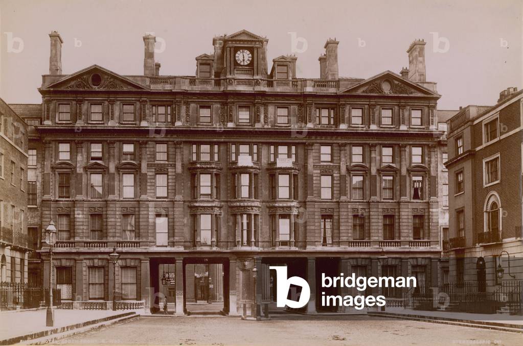 Euston Hotel by English Photographer, b/w