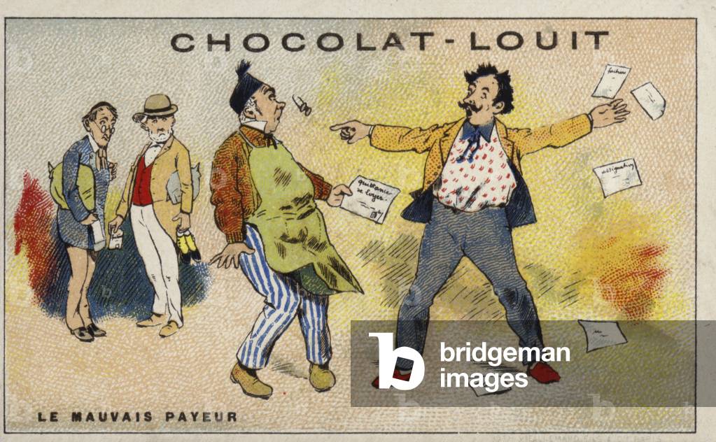 Le Mauvais Payeur (Chromolitho)