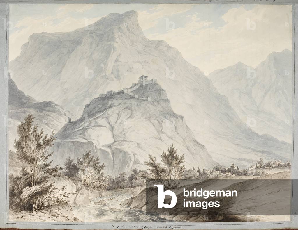Illustrations de voyages dans les États du Moyen-Orient et d'Europe de l'Est. Montagnes