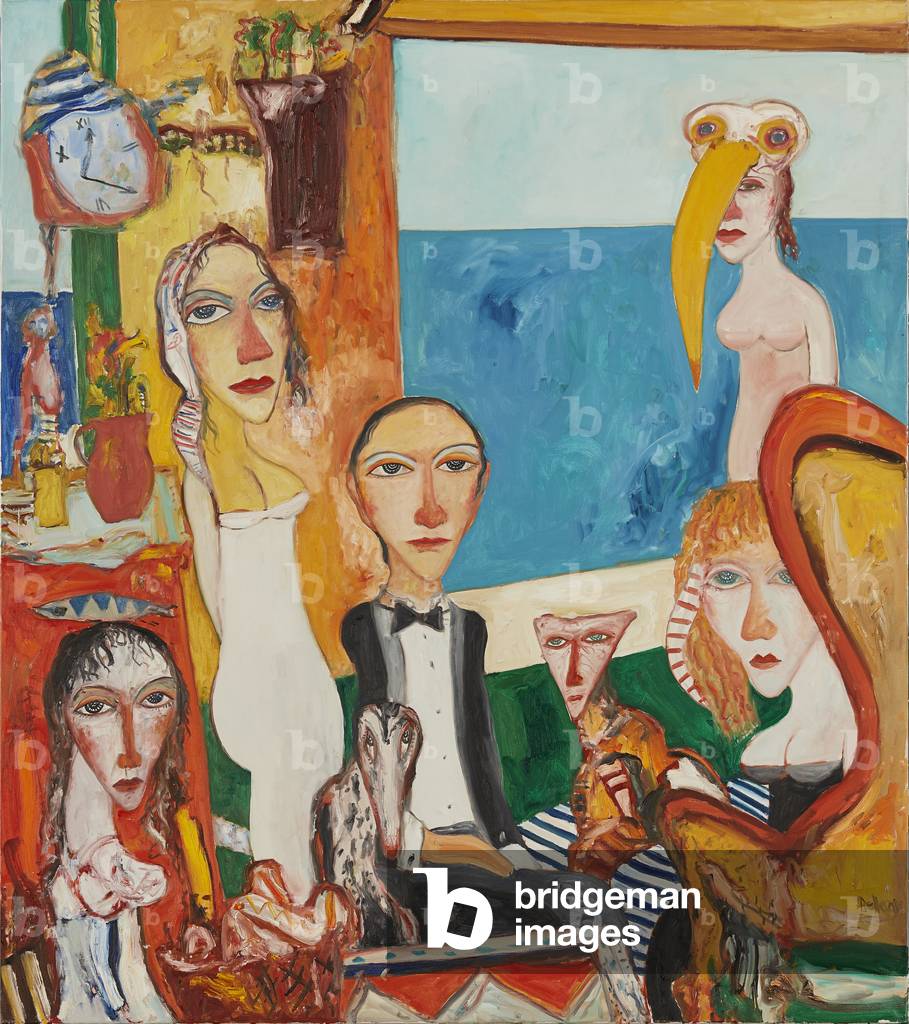 Bild von Gemälde "Die Zeit wird erzählen (Öl auf Leinwand)" von John Bellany
