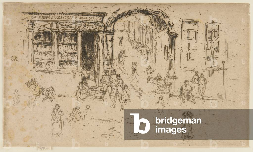 Arco, Bruxelles, 1887 (acquaforte)