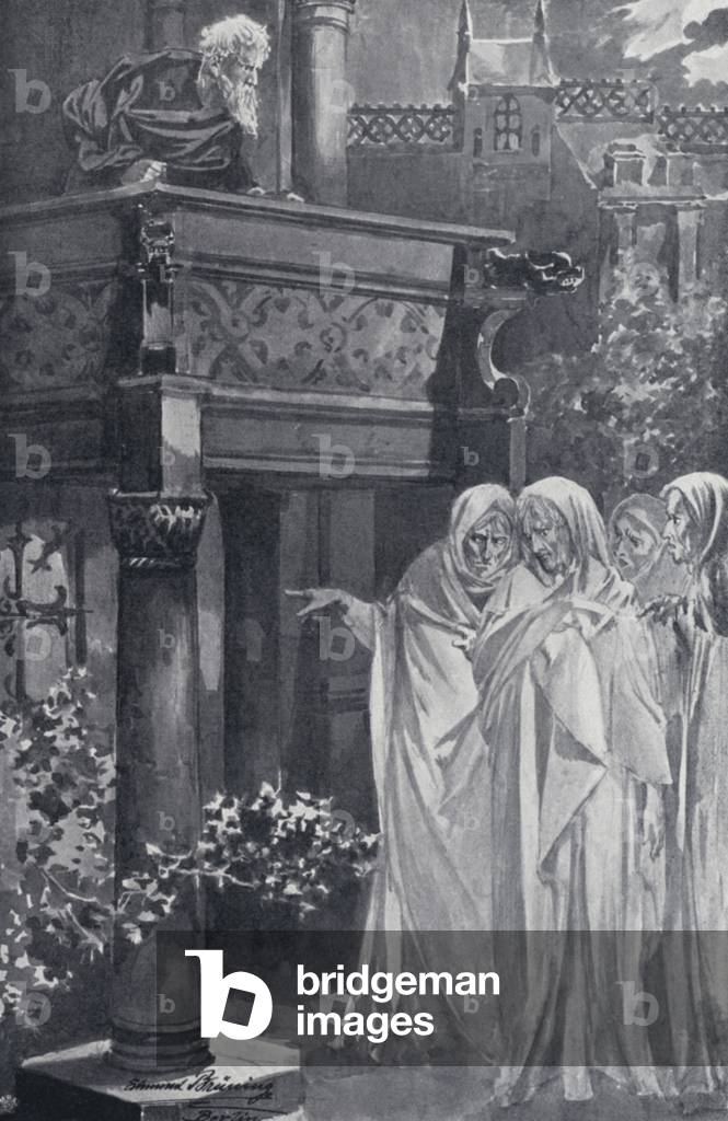 Illustration for Goethe's Faust (litho)