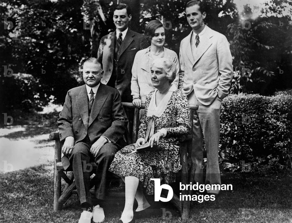 Herbert Clark Hoover (1874-1964) è stato il 31 ° presidente americano nel 1929-1933, qui fotografato con la su