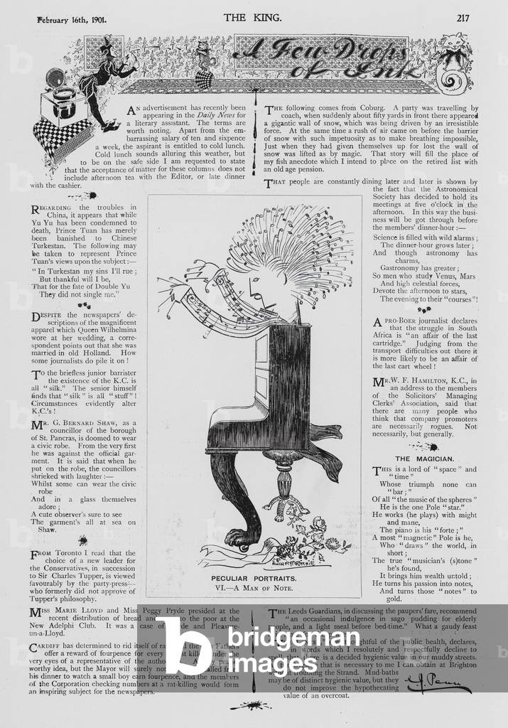 Immagine di Stampa "Un uomo di nota (lito)" di Alick Penrose Forbes Ritchie