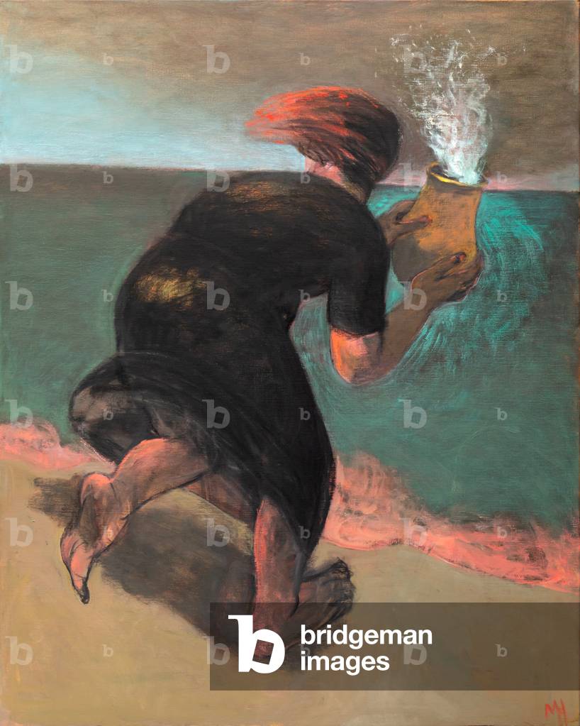 Gestern war heute, 5. April 2020 (Öl auf Leinwand)