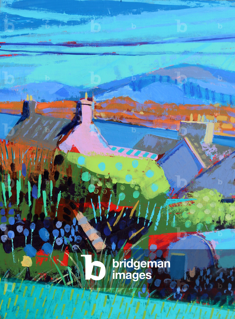 Iona Stillness, 2023 (acrylic on board)