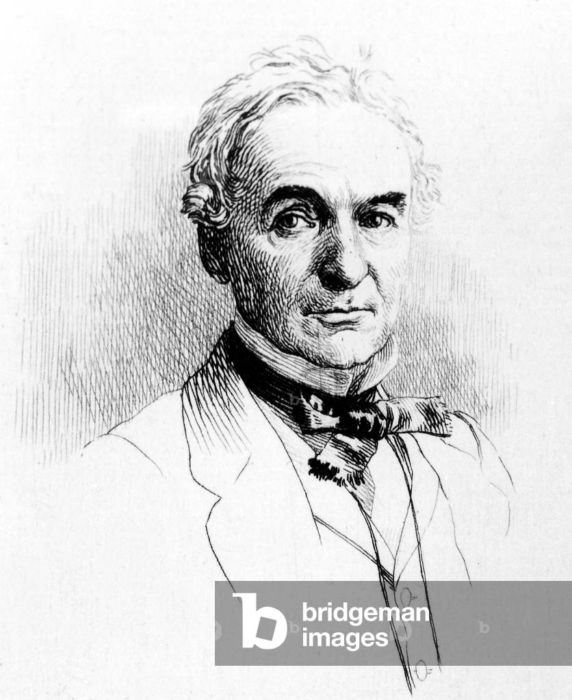 Immagine di Incisione "Prosper Merimee (1803-1870) Scrittore francese", b/w