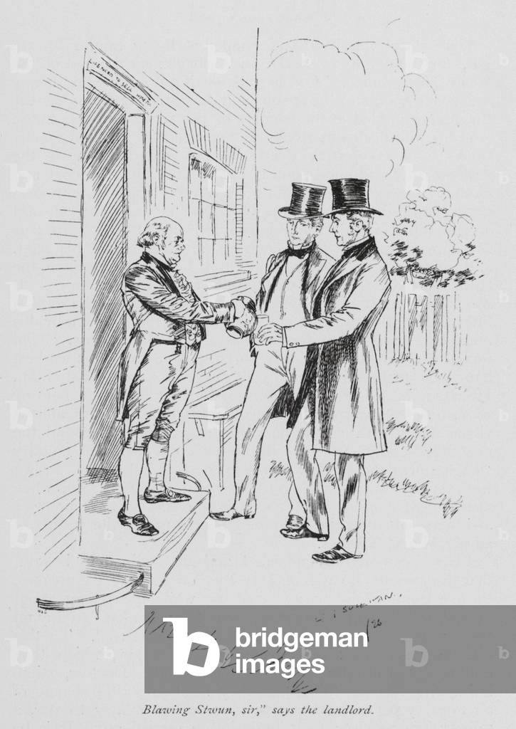 Immagine di Stampa "Illustrazione per School-Days di Tom Brown (litografia)" 1801 di Edmund Joseph Sullivan