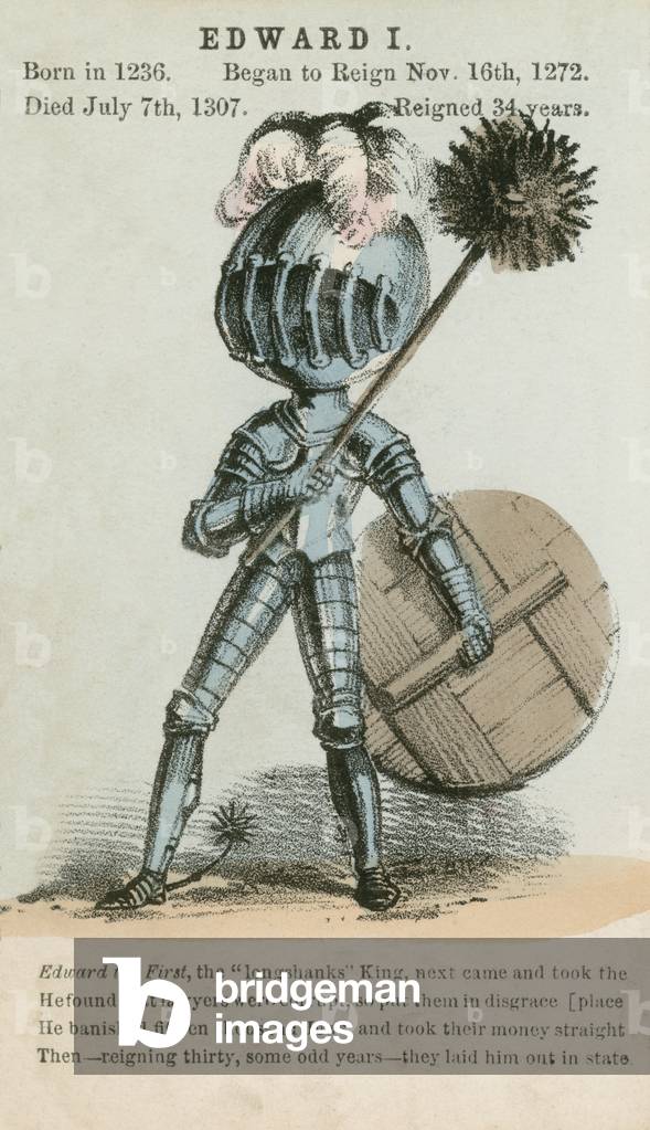 König Edward I. (Aquatint)