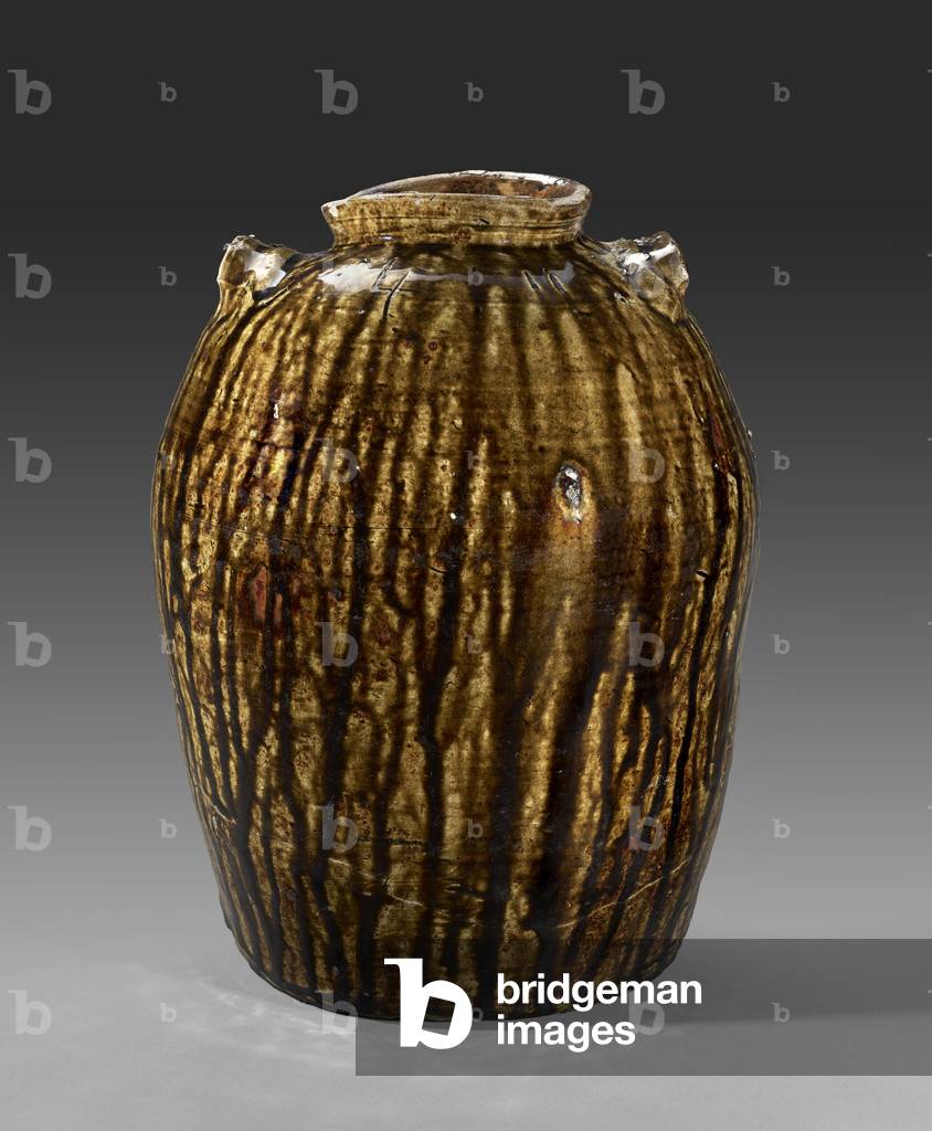 Image of Ceramic depicting Jar 1885 by Milligan Frazier, b/w