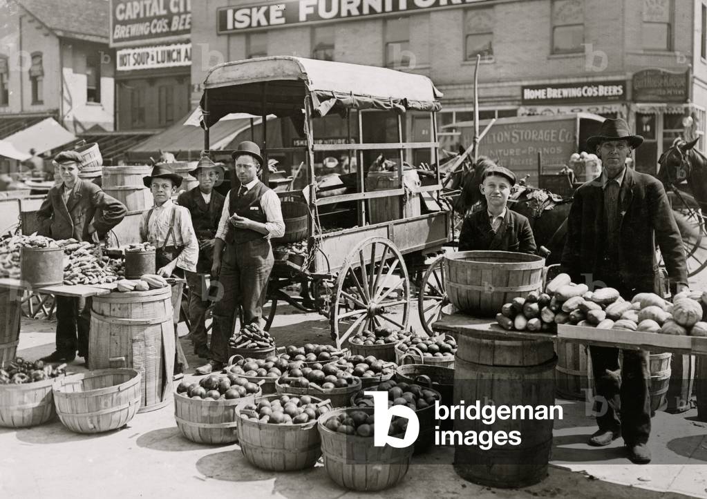 Immagine di Fotografia "Mercato di Indianapolis Frutta e Vegetale Mercato"