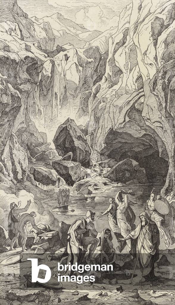 Odysseus im Hades (Gravur)