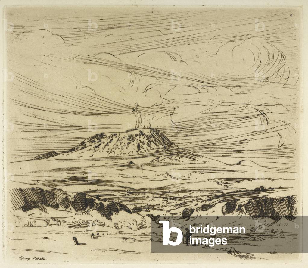 Mount Erebus in Eruption.