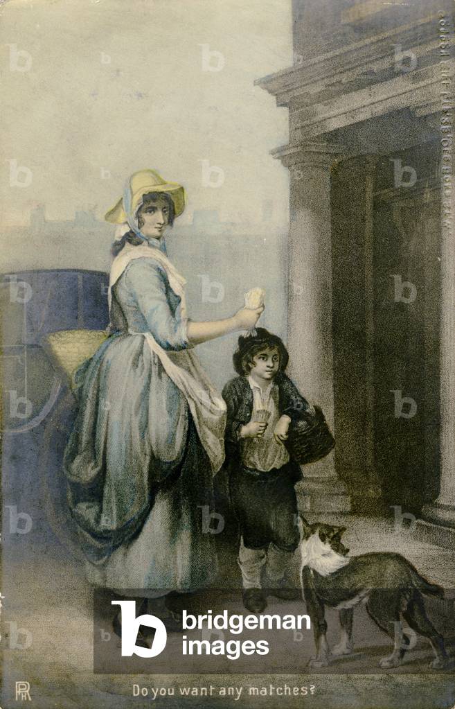 Un matchgirl e ragazzo a lavoro, Londra