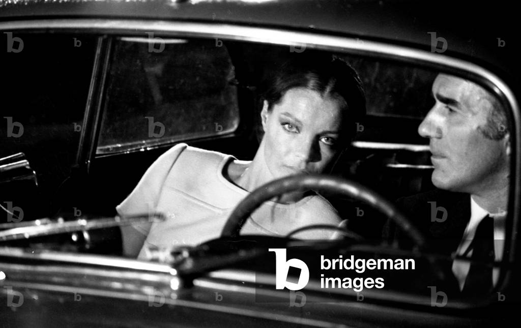 Romy Schneider, 1967 (b/w photo)