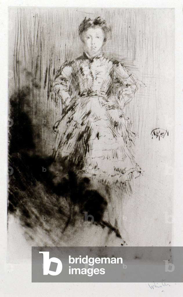 Elinor Leyland, 1873-74 (Trockenpunkt)