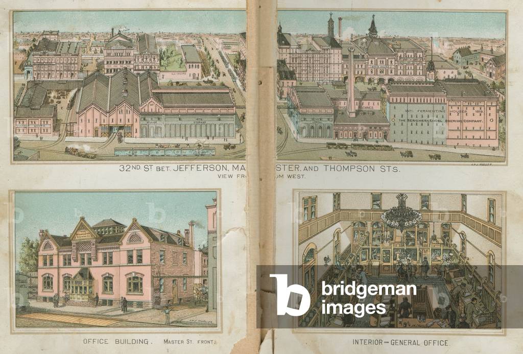 The Bergner & Engel Brewing Co., Philadelphia, c. 1890 (cromolitografia)