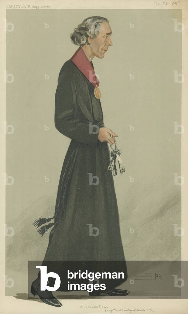Le doyen de Westminster (coloris litho) par Leslie Matthew Ward