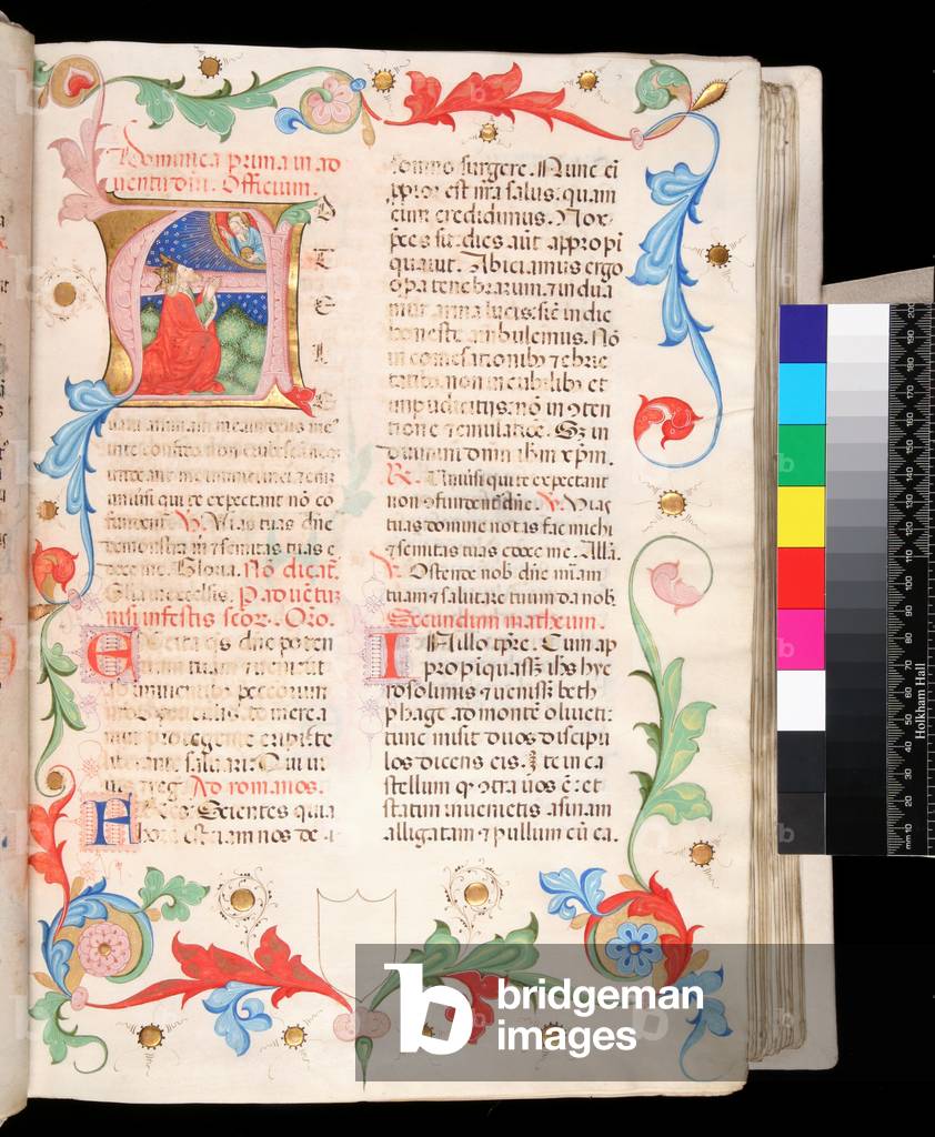 Frau 34. Missale (ambrosischer Ritus) im Auftrag von Guglielmo Lampugnani für das Dominikanerkloster St. Eusto