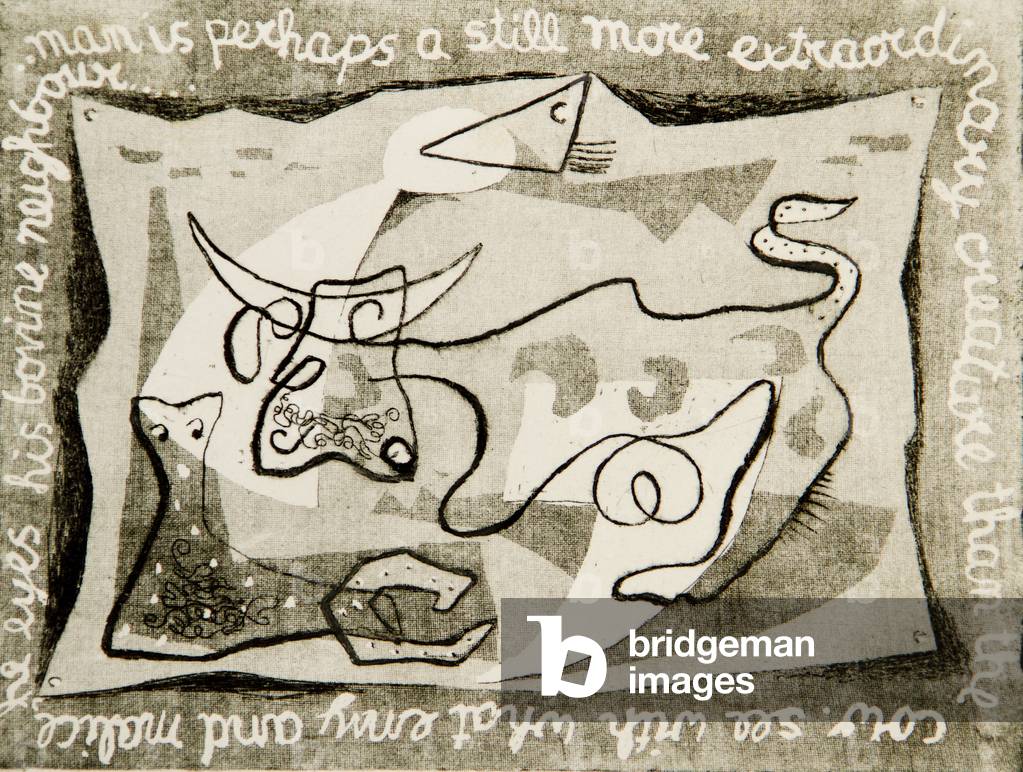 Die Kuh, 1932 (Radierung)