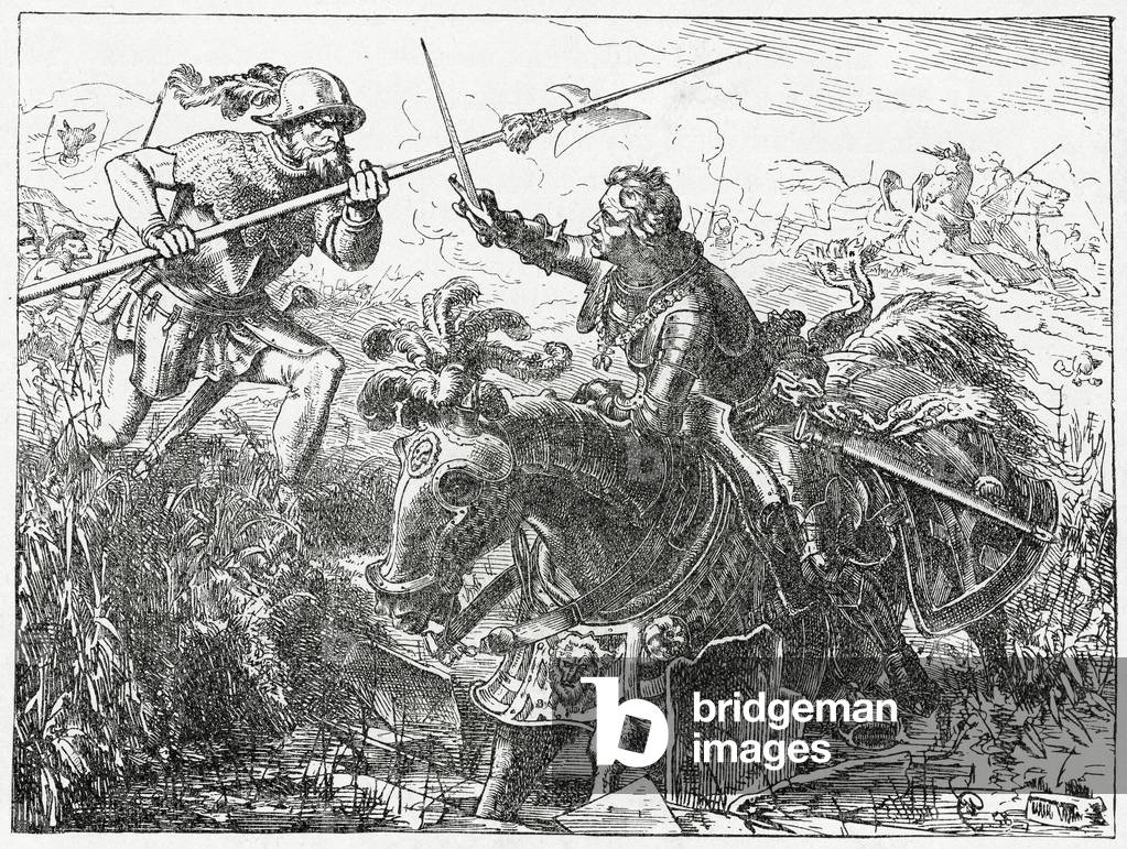 Image de Estampe représentant Charles le gras, 1882 par English School, b/w