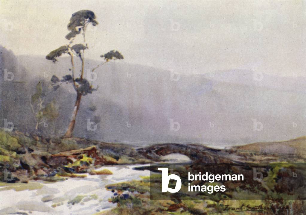 Un torrente Moorland (colore litico)