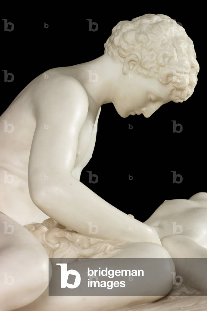 "Angelo caduto", 1899 di Thomas Waldo Story, b/w